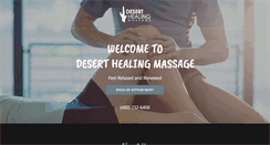 Desktop Screenshot of deserthealingmassage.com