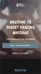 Mobile Screenshot of deserthealingmassage.com